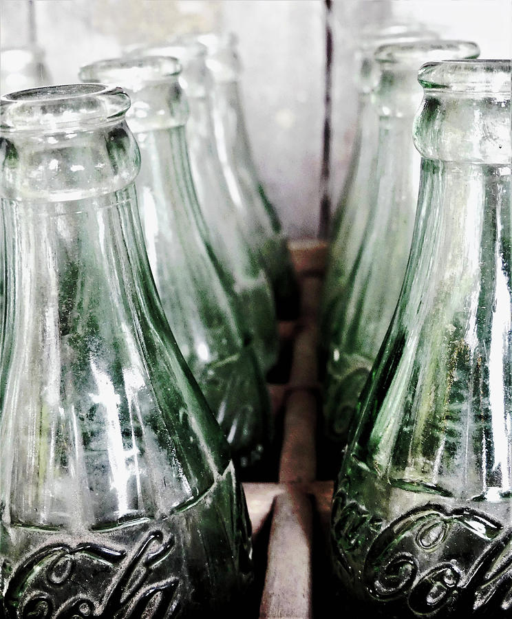 Antique Coke Bottles Photograph by Sharon Williams Eng