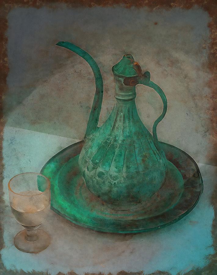Antique Copper Pot Digital Art by Mark Forte