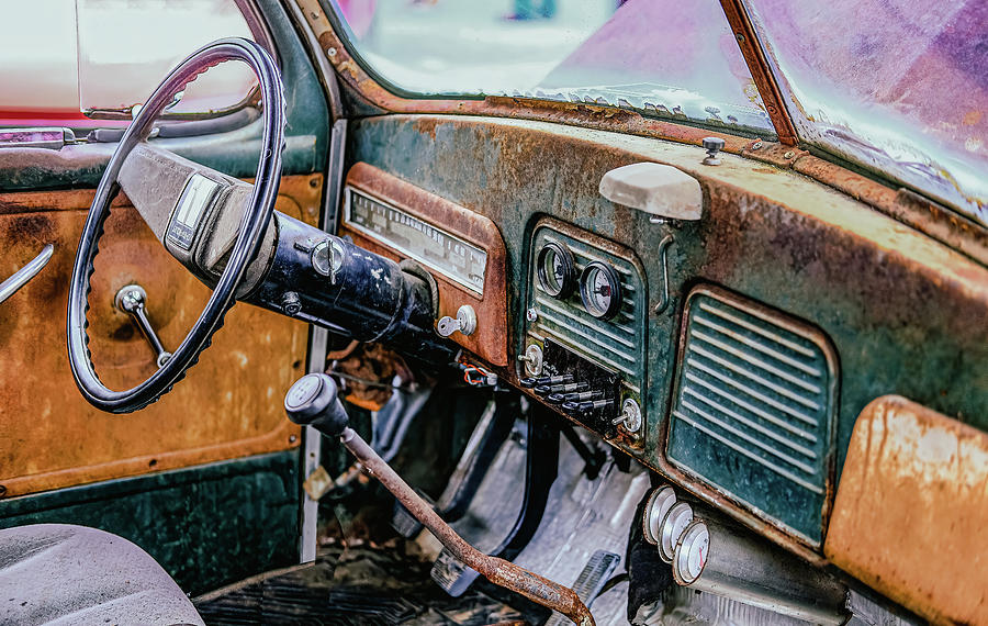 Antique Dashboard Photograph by Darryl Brooks - Fine Art America