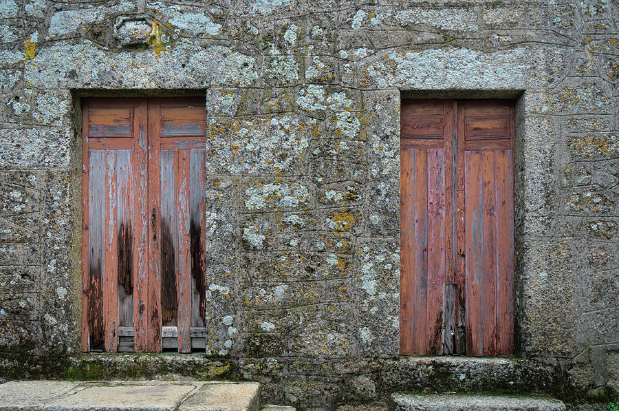 Antique doors in Monsanto Photograph by Angelo DeVal