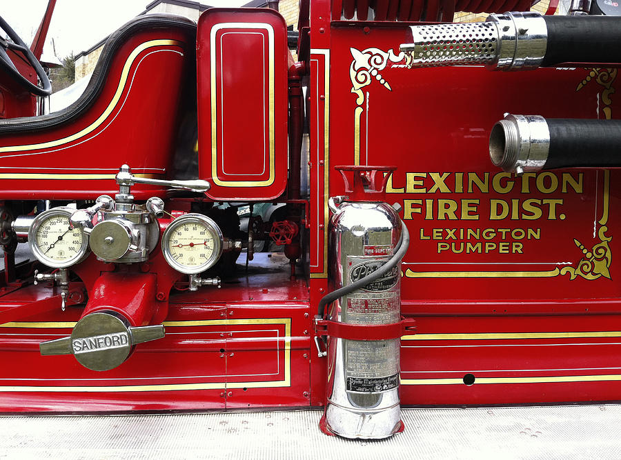 Antique Fire Engine Photograph by Chris Protopapas