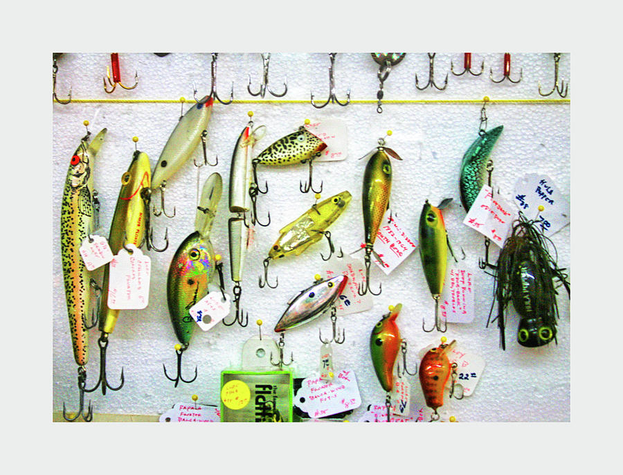 Antique Fishing Lures Photograph by Dorothy Cunningham