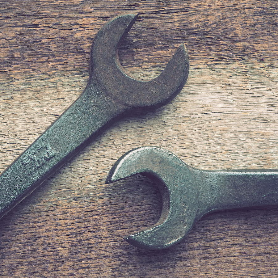 Antique Ford Wrench Photograph by Tom Druin