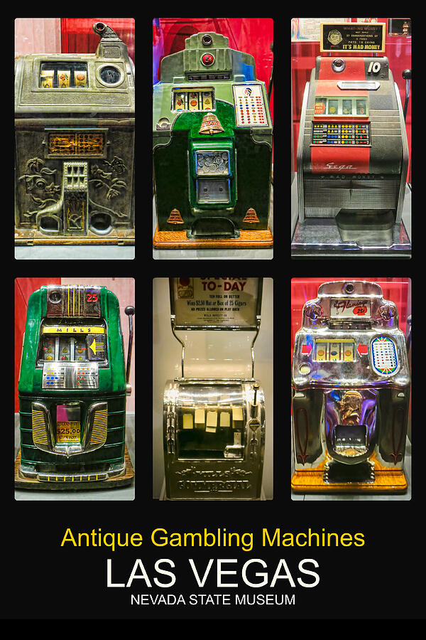 Antique Gambling Machines Poster Photograph by Tatiana Travelways