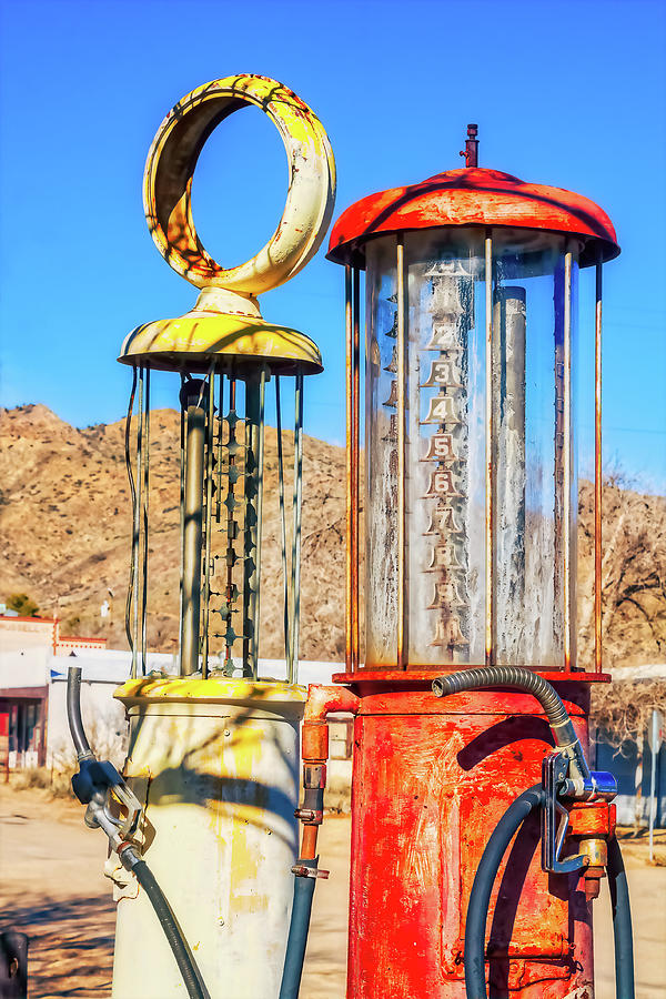 Antique gas pumps, Chloride, Arizona Photograph by Tatiana Travelways