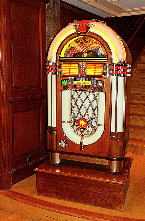 Antique Jukebox Photograph by Sally Weigand