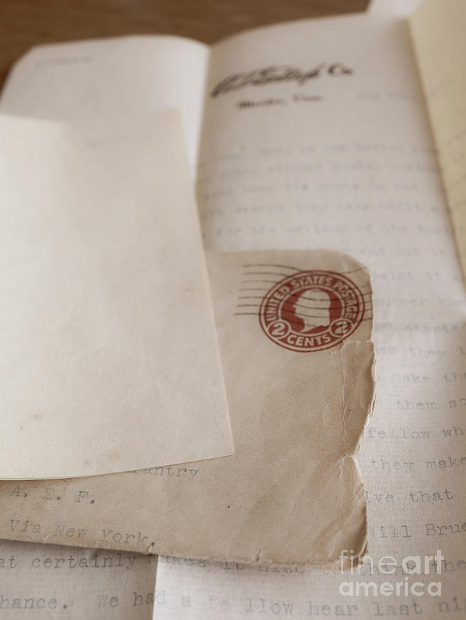 Antique Letters Photograph by Edward Fielding