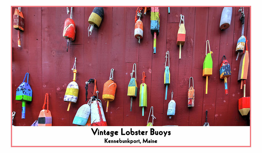 Vintage Lobster Buoys Photograph by Robert Harris