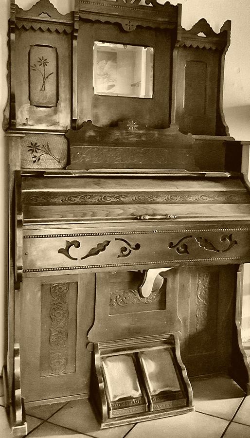 Antique Pedal Organ Photograph
