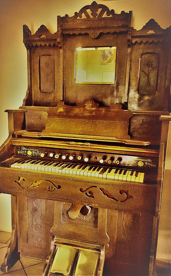 Antique Pedal Piano Photograph by Loraine Yaffe