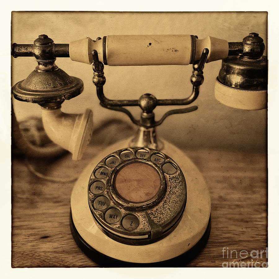 Antique Phone Photograph by Erika Weber