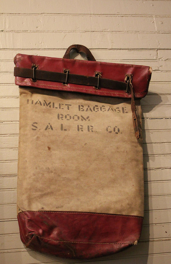 Antique Railroad Messenger Bag Photograph by Cynthia Guinn