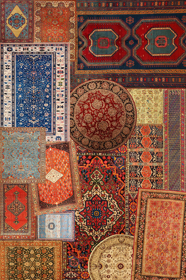 Antique Rugs 3 Photograph by Andrew Fare