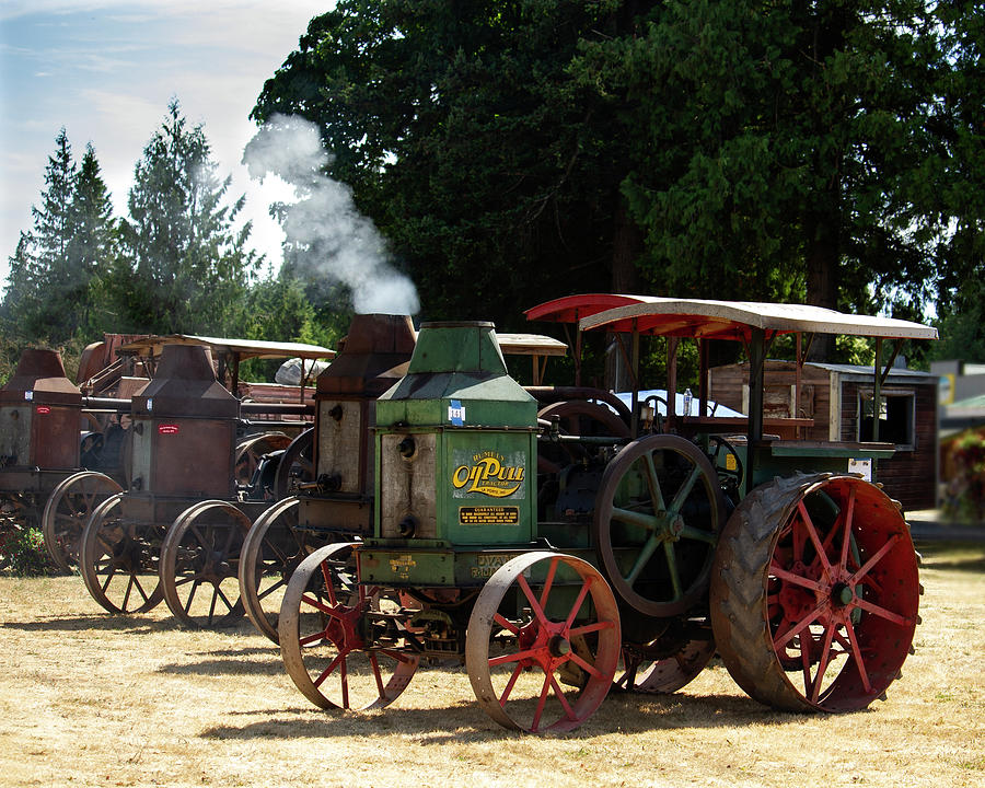 Antique Rumely Oil Pull Tractors Photograph by Cheryl Day