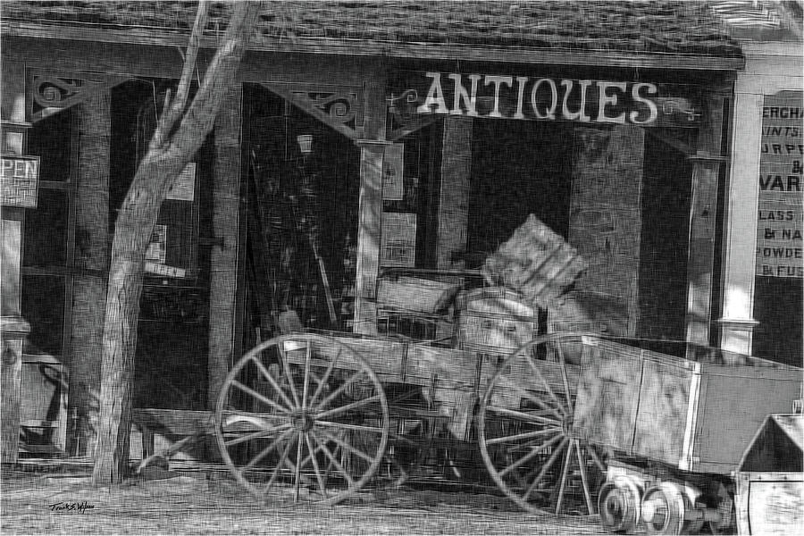 Antique Shop Photograph by Frank Wilson