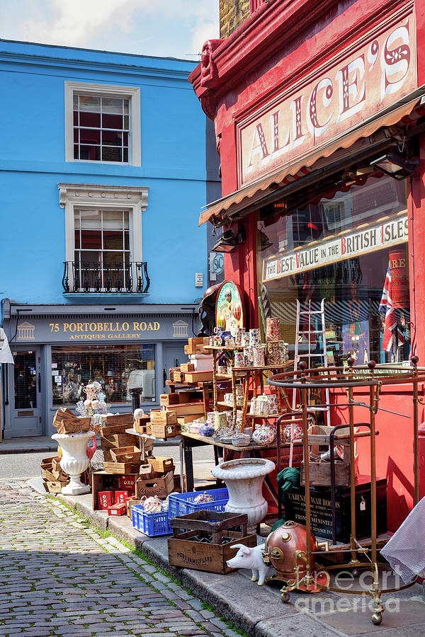 Antique shop Portobello Road London Photograph by Tim Gainey