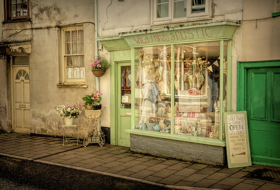 Antique Shop, Devon Photograph by Richard Downs