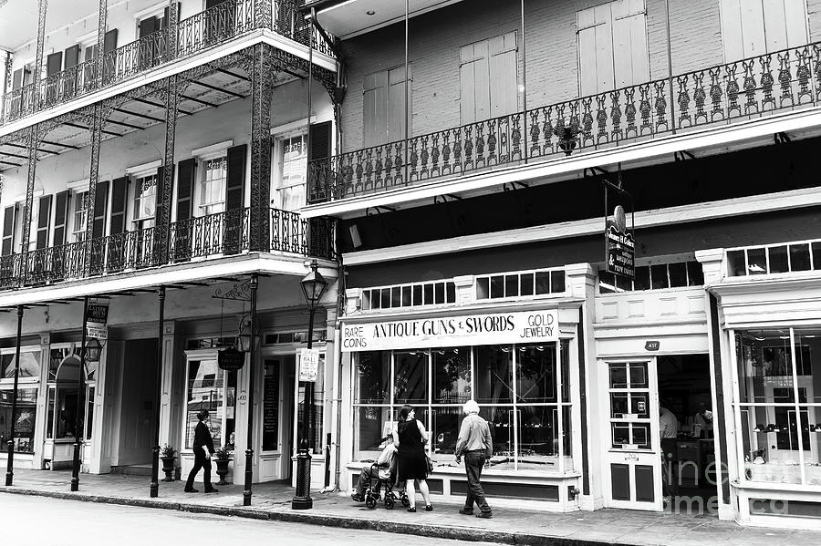 Antique Shops on Royal Street in New Orleans Photograph by John Rizzuto