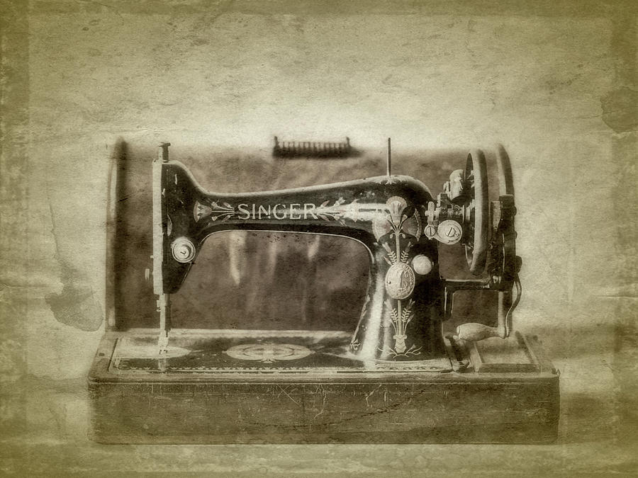 Antique Singer Sewing Mawichine Photograph by Susan Maxwell Schmidt