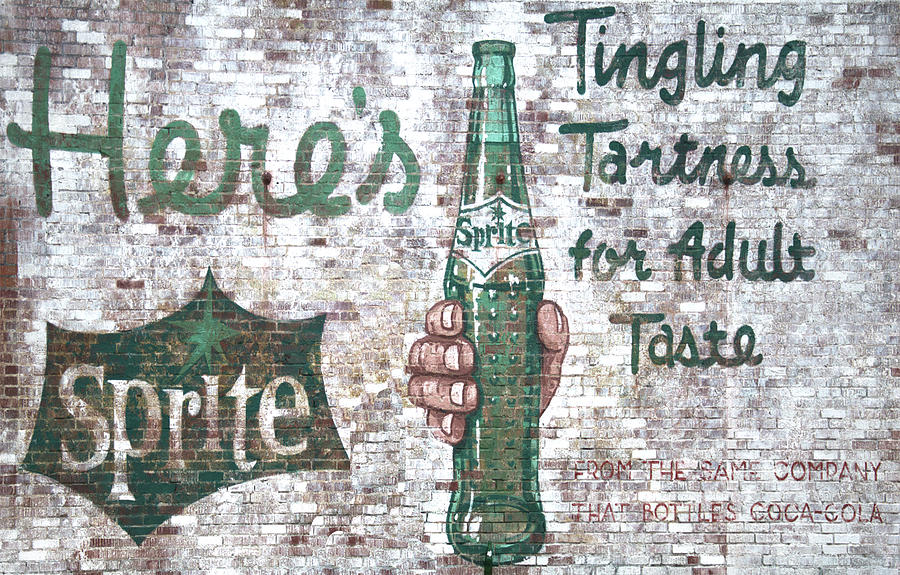 Antique Sprite advertising Photograph by Flees Photos