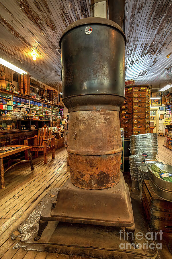 Antique Stove at the Old Country Store Photograph by Shelia Hunt