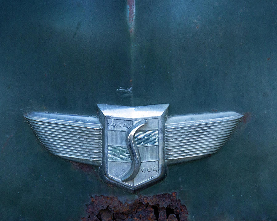 Antique Studebaker Emblem Photograph by Cheryl Day
