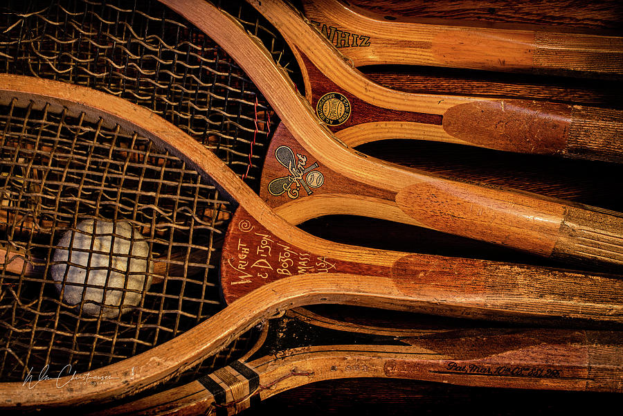 Antique Tennis Rackets  Photograph by William Christiansen