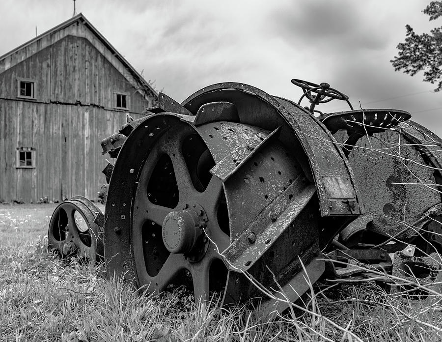 Antique Tractor Photograph by Scott Smith