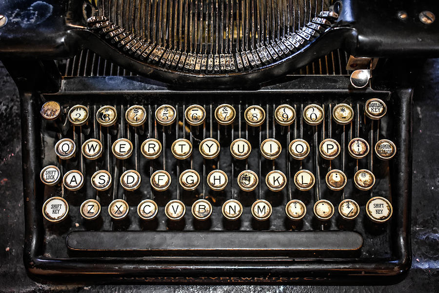Antique Typewriter Photograph by Kyle Hanson