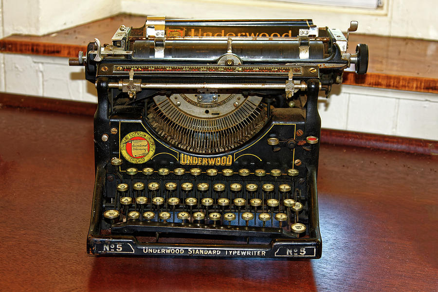 Antique Typewriter Photograph by Sally Weigand