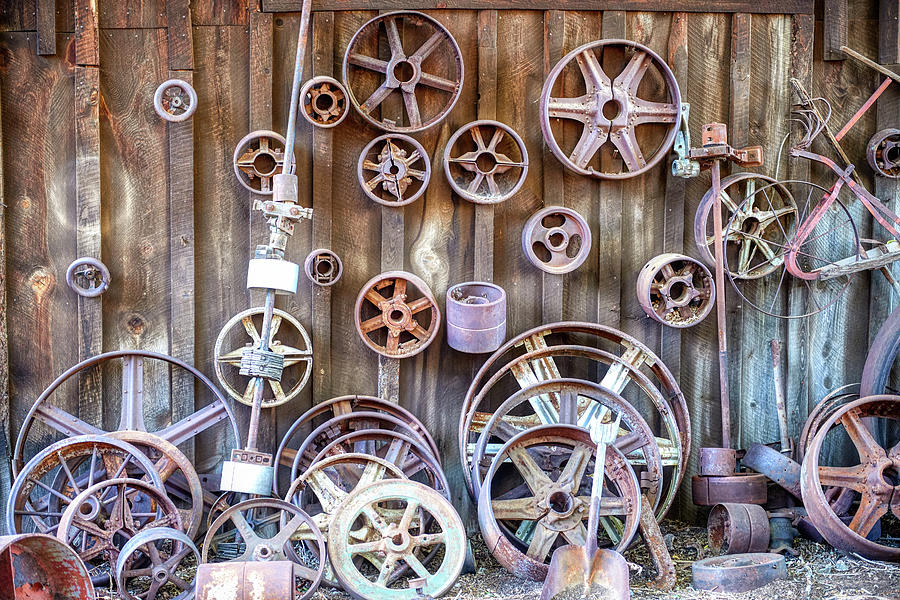Antique Wheels Photograph by Paul Freidlund