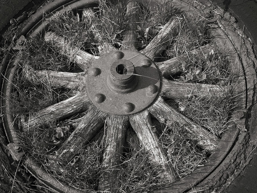 Antique Wood Spoke wheel Photograph by Jorge Moro - Fine Art America