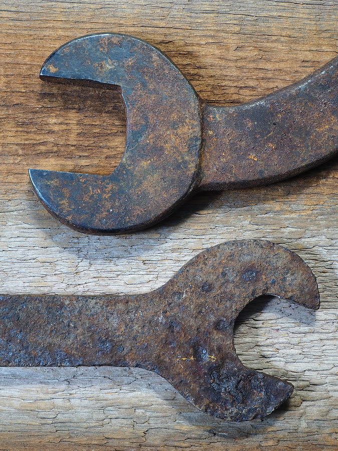Antique Wrench  Photograph by Tom Druin