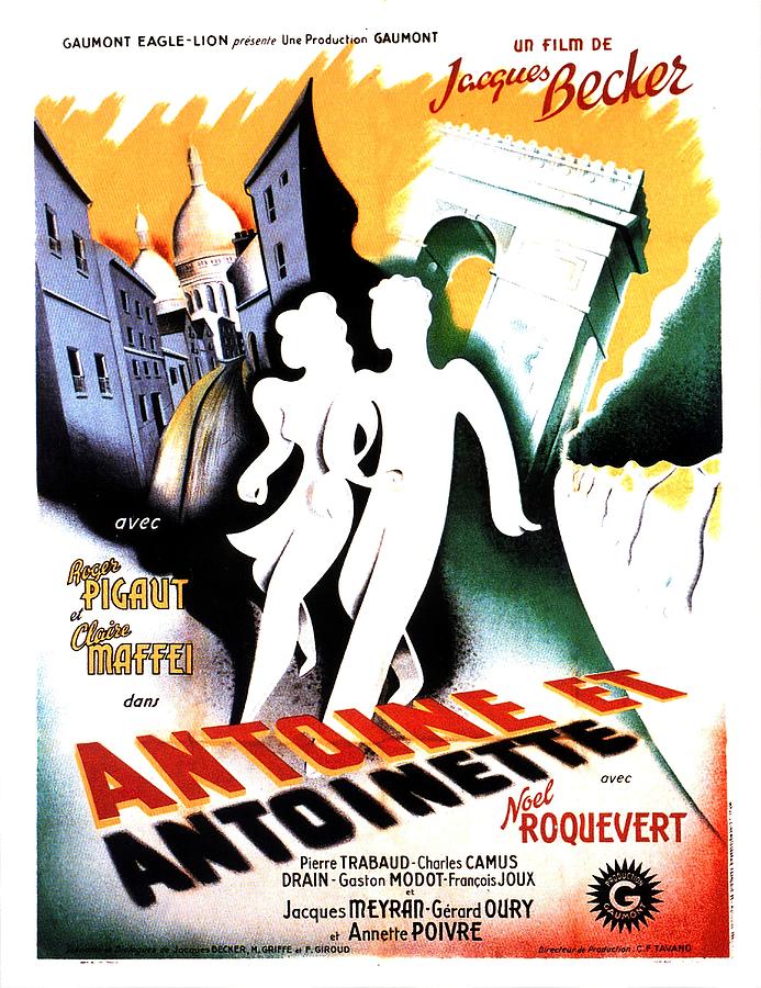 Vintage Mixed Media - Antoine and Antoinette, 1947 by Movie World Posters