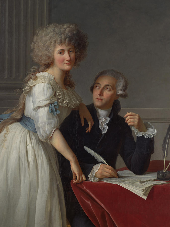 Antoine-laurent De Lavoisier And Marie-anne Paulze Lavoisier 2 Painting by War Is Hell Store
