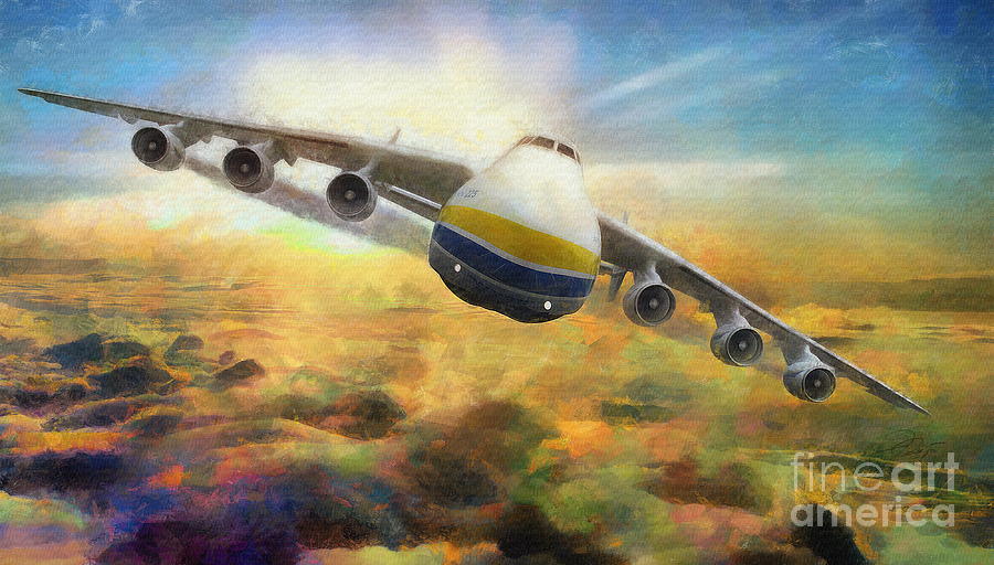Antonov An-225 Mriya, Cossack Digital Art by Jerzy Czyz