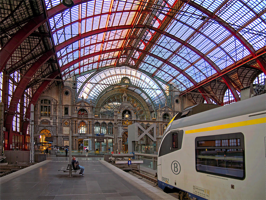 Antwerp Station Photograph by S Paul Sahm