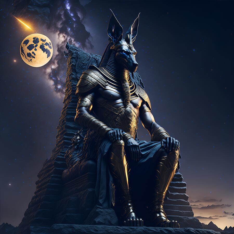 ANUBIS ai Digital Art by Dreamz - - Pixels