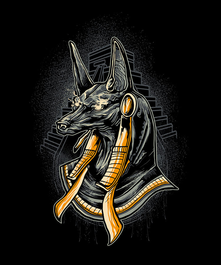 Anubis egyptian god of death rituals by Norman W.