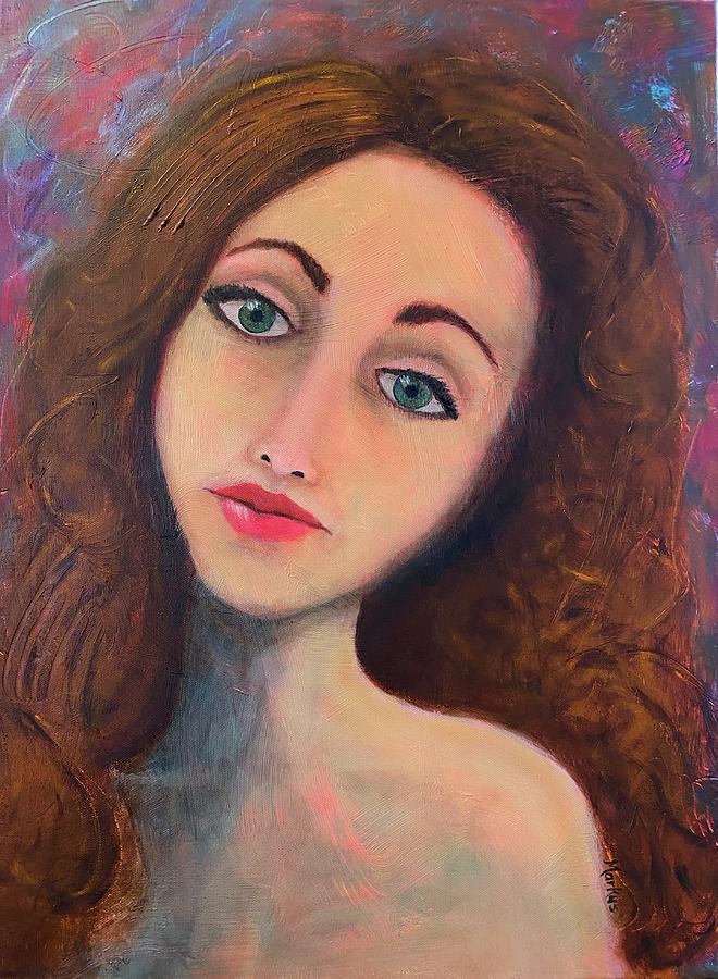 Portrait Painting - Anya by Deana Markus