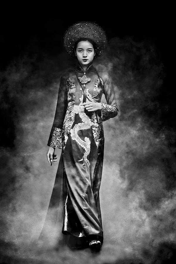 Ao Dai... Photograph by John Moulds