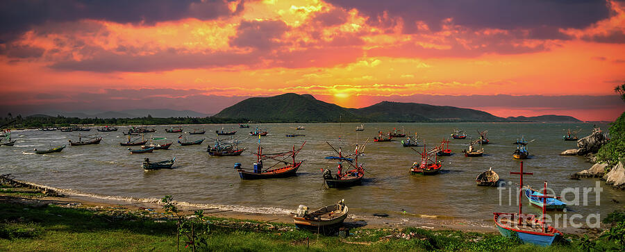 Buddha Photograph - Ao Manao Harbour Thailand by Adrian Evans