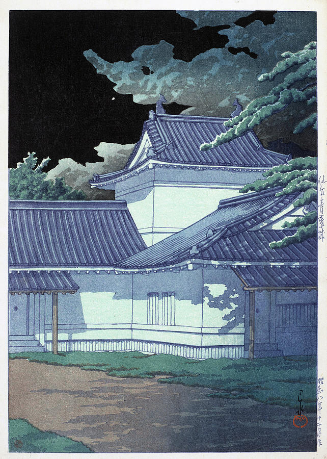 Aoba Castle, Sendai - 1933 Painting by Hasui Kawase - Fine Art America