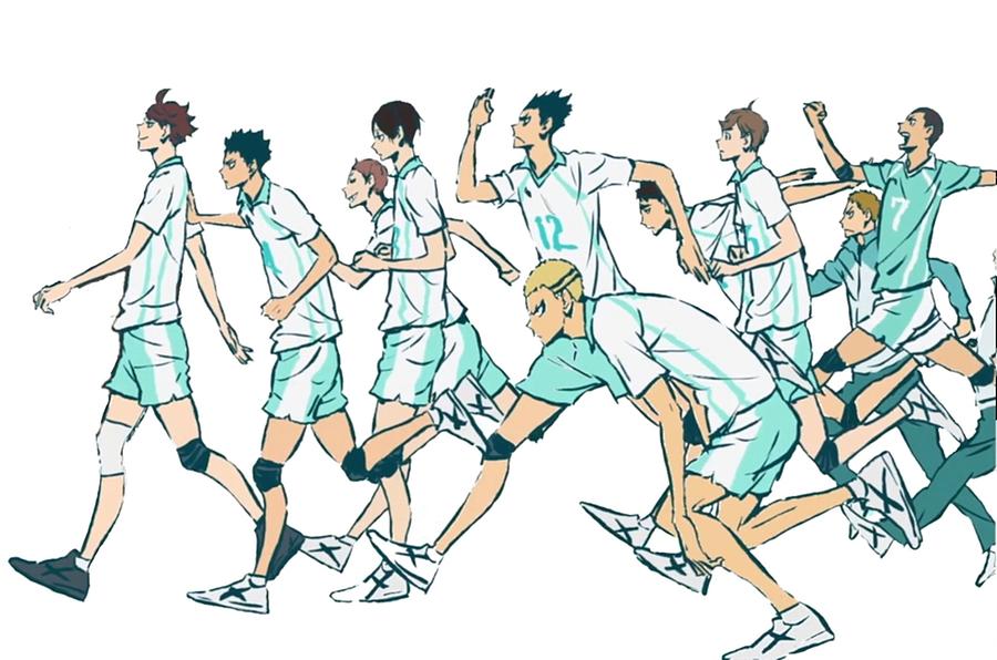 Aoba Johsai - Haikyuu Poster Digital Art by Jeffery Hampton