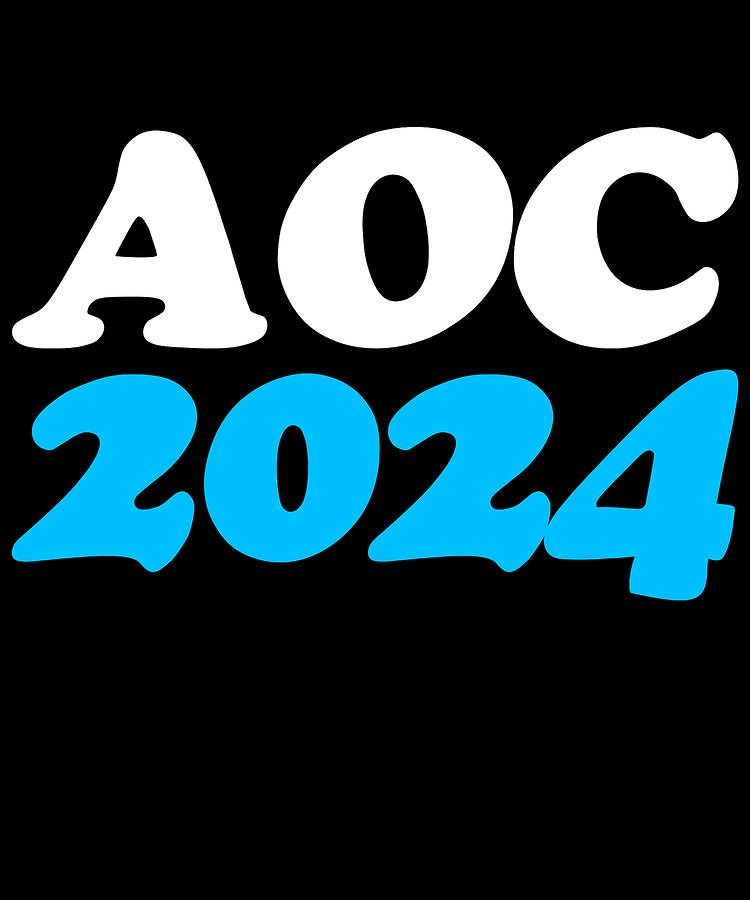 AOC Alexandria Ocasio-Cortez 2024 Digital Art by Flippin Sweet Gear