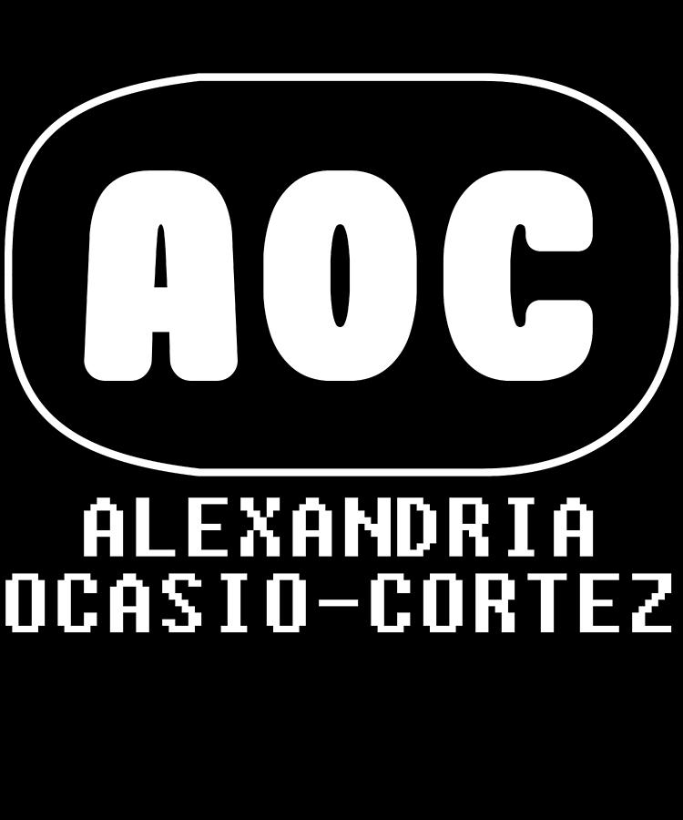 AOC Alexandria Ocasio Cortez Digital Art by Flippin Sweet Gear