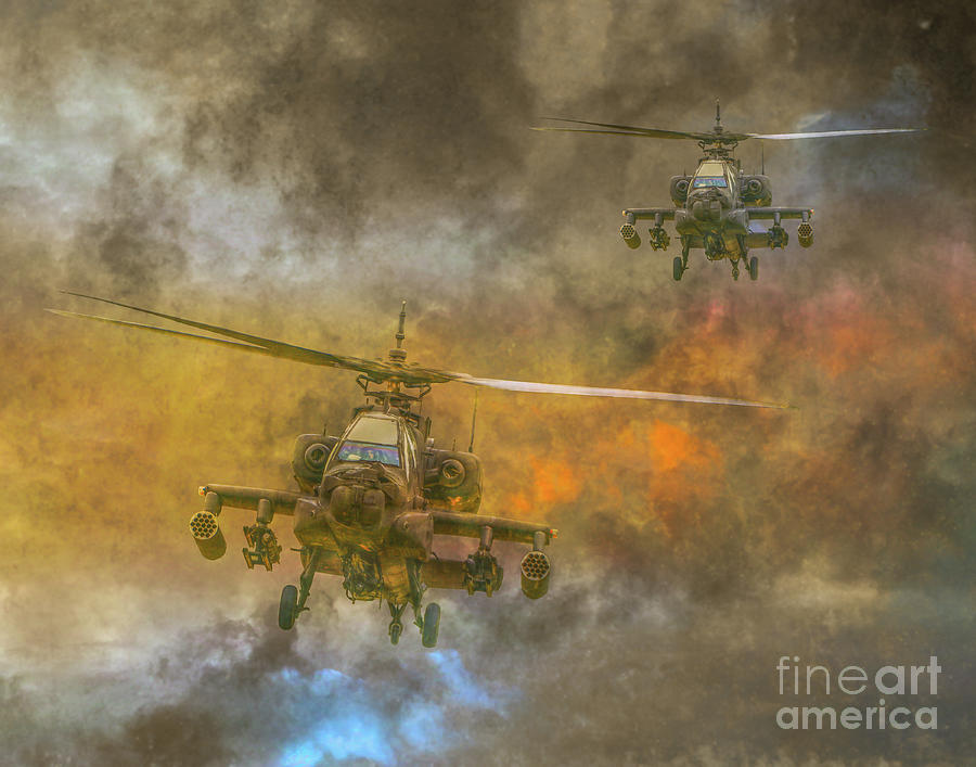 Apache Storm Digital Art by Randy Steele