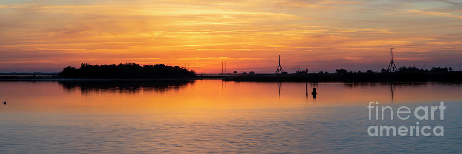 Apalachicola Bay Sunrise Panorama Photograph