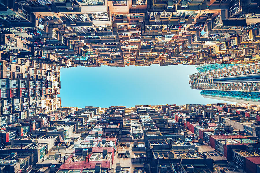 apartment buildings in Hong Kong, China Photograph by Nikada