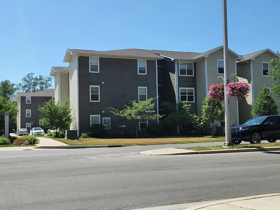 Apartment Complex Kokomo Area Digital Art by Kelly Johnson Fine Art